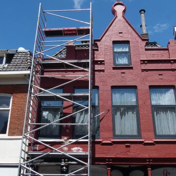 Schilderwerk winkelpand aan de Marktstraat 6