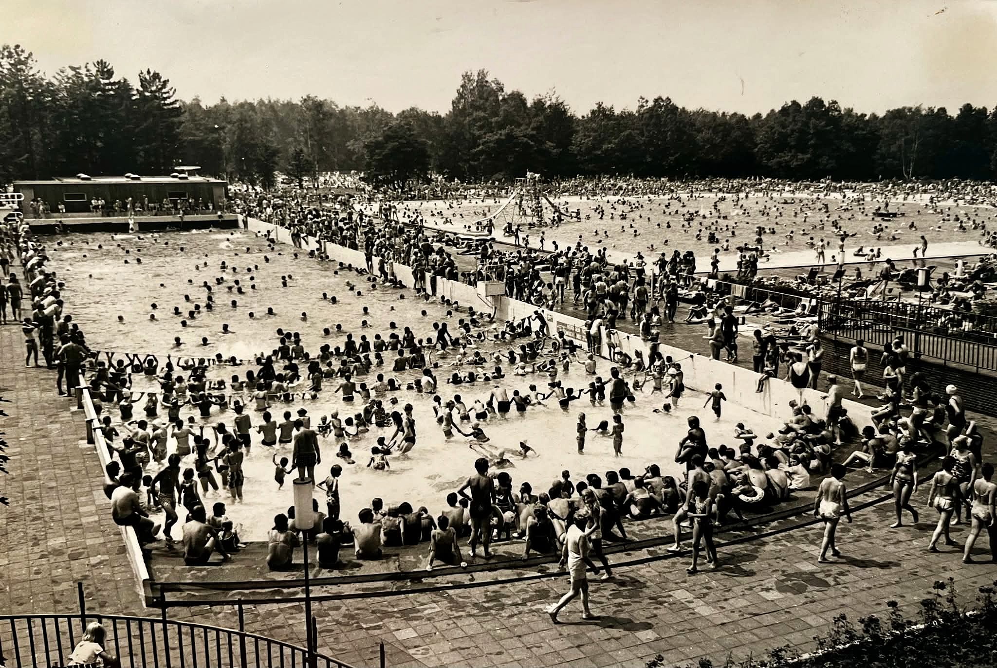 Op een warme zomerdag